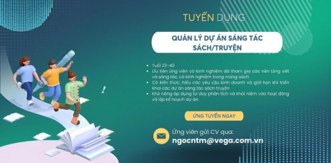 Tuyển Dụng Quản Lý Dự Án Sáng Tác Sách/Truyện T10.2023
