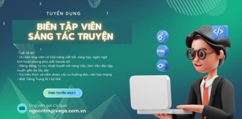 Tuyển Dụng Biên Tập Viên Sáng Tác Truyện T11.2023